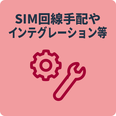 SIM回線手配やインテグレーション等